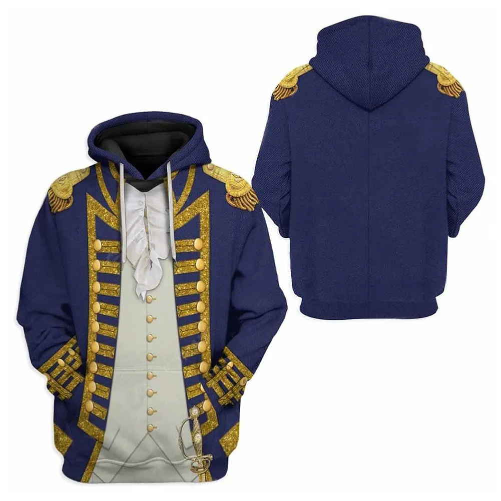 Толстовка форменная США для мужчин и женщин свитшот с 3D принтом Повседневная