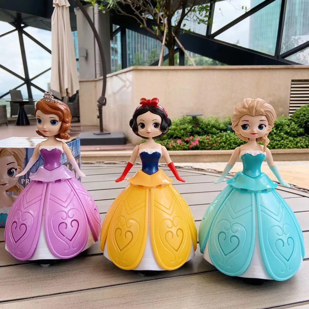 Электрические танцевальные игрушки Disney Холодное сердце кукла Эльзы и Анны