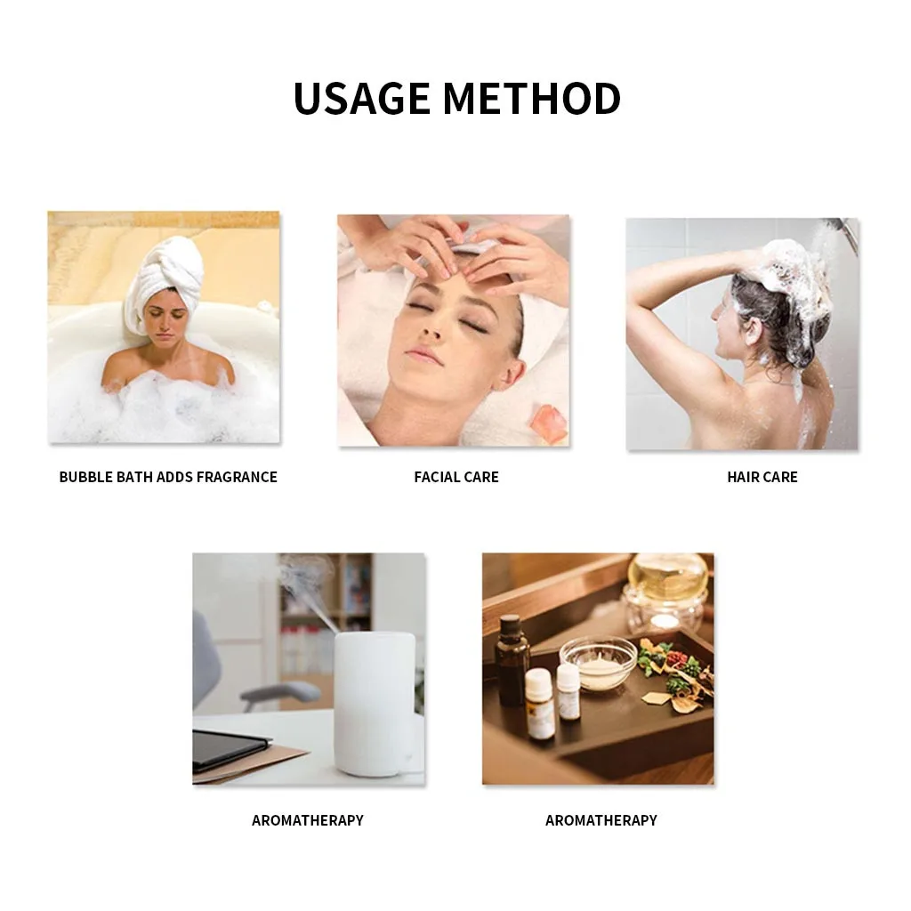 

10ml 6 Bottles100% Pure Natural Aromatherapy Oils Kit 10ml For Humidifier Diffuser Aromatherapy Water-soluble Fragrance Oil