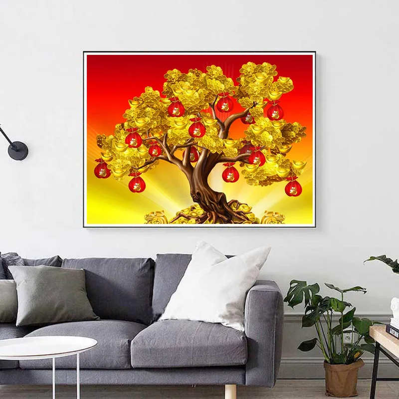 

5D DIY Landscape Diamond Painting Cross Stitch Full Square Round Drill Embroidery Colorful Handmade Home Room Wall Decor Craft