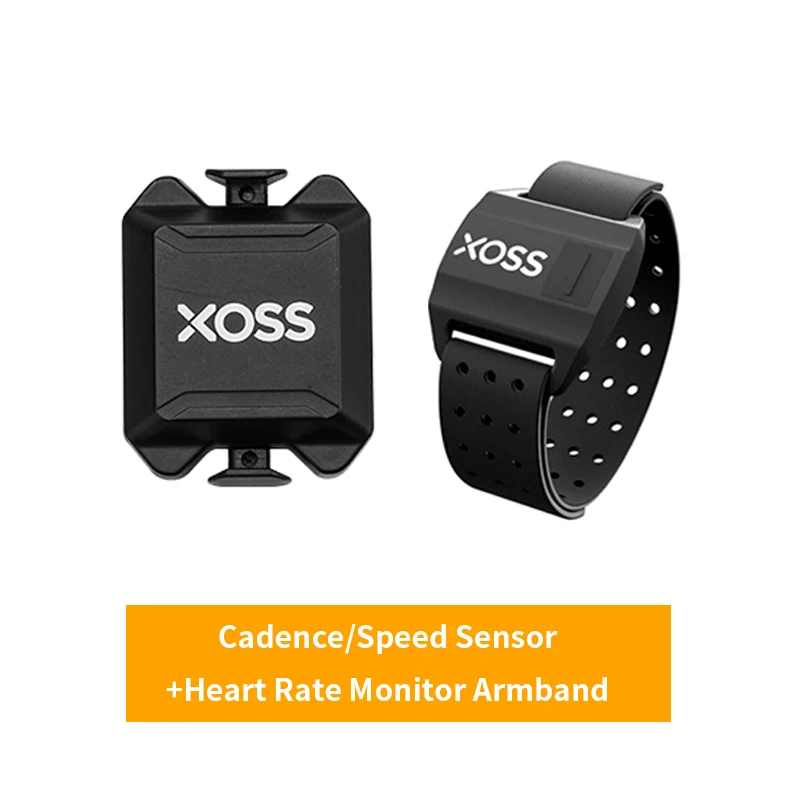 XOSS велосипедный компьютер, скорость и частота вращения муравья+ Bluetooth велосипед двойной датчик для Strava Garmin iGPSPORT Bryton - Цвет: 1pcs hr armband