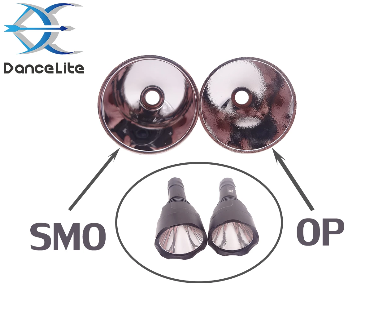 1 шт. алюминиевый отражатель SMO / OP Light Cup для модели C8 светодиодный фонарик|cup cups|cup