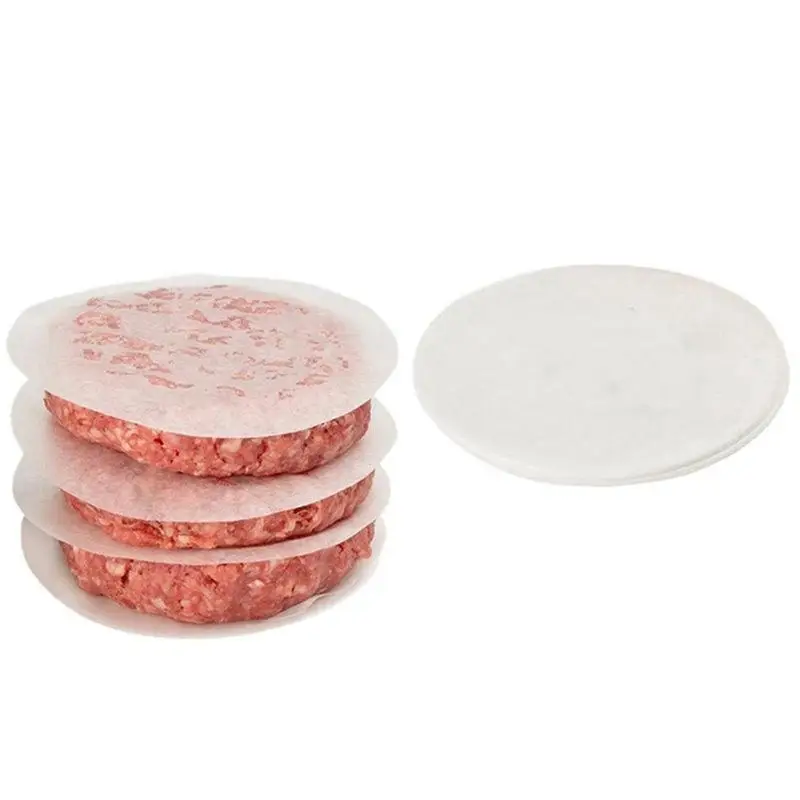 500Pcs Round Oil Paper Baking Tray Biscuit High Temperature Barbecue Silicone Steamer | Дом и сад