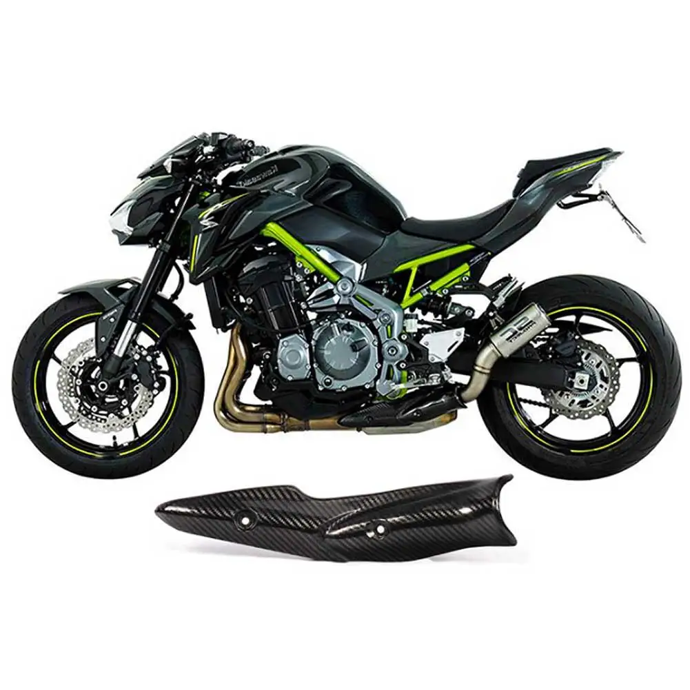 

Carbon Fiber Motorcycle Exhaust Muffler Pipe Leg Protector Exhaust Heat Shield Cover Baffle Protective Shell Heat Shield Covers