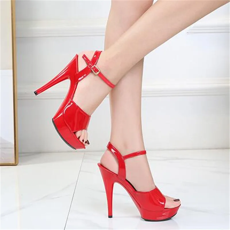 Летние туфли 34 43 женские модельные на высоком каблуке для прогулок и шоу артефакт