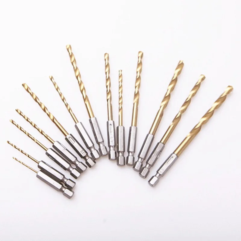 13 шт. 1/4 шестигранный электросверлильный инструмент для дерева 1 5-6 5 мм