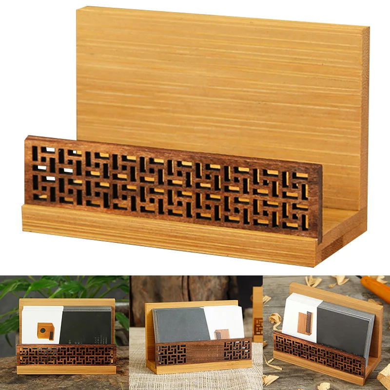 Держатель для дисплея профессиональный черный орех Натуральный Бамбуковый