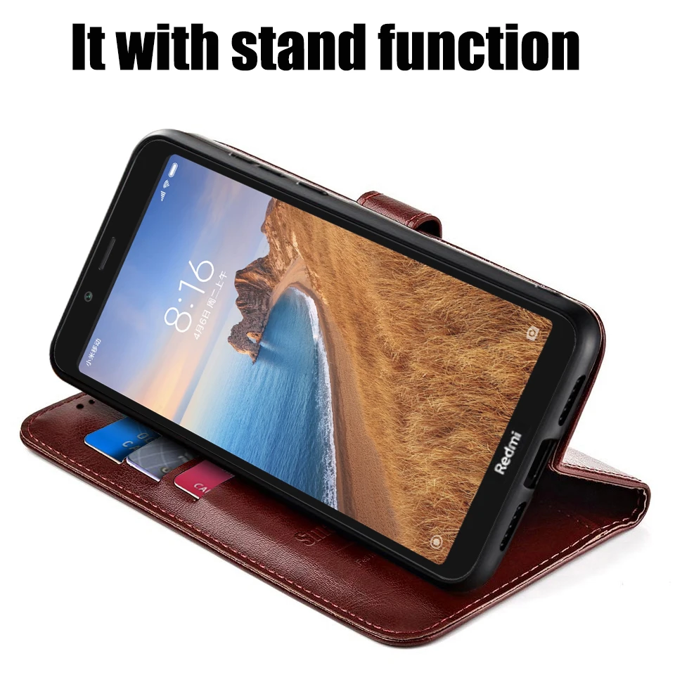 Чехол для Xiaomi Redmi 7A чехол мягкая силиконовая искусственная кожа флип Coque Xiomi