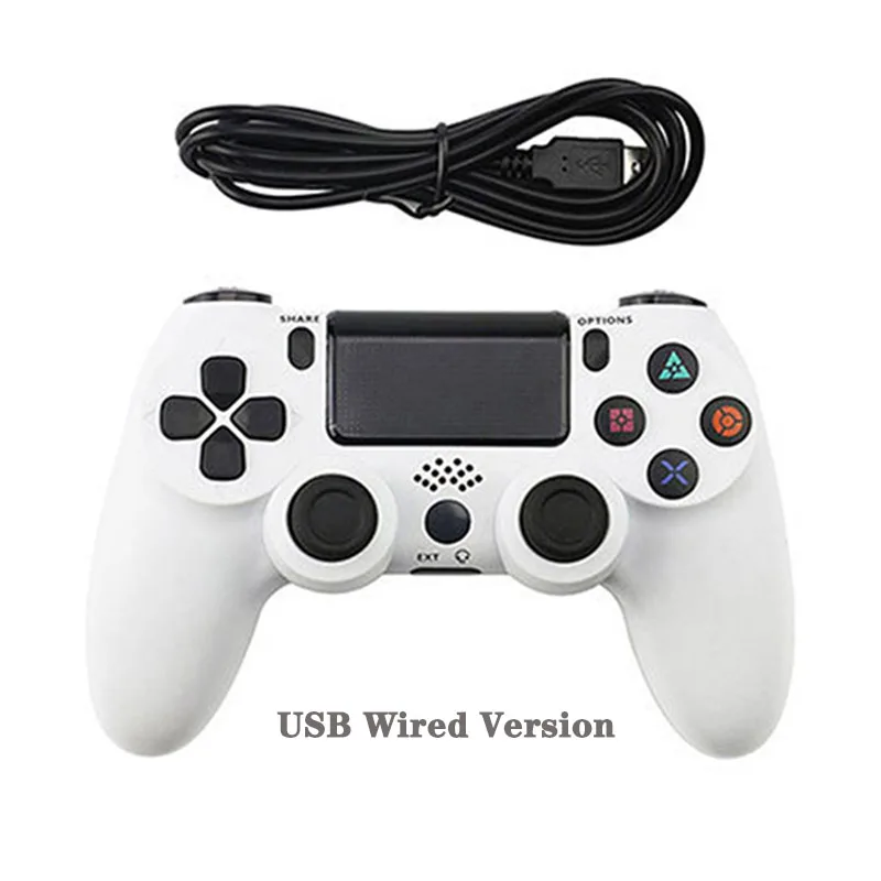 Wired version 1 WUIYBN геймпад PS4 контроллер Bluetooth беспроводной/USB проводной джойстик для SONY Playstation 4 игровой автомат консоль ПК паровой - Цвет: Wired version 1