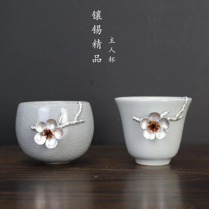 Керамический чайный сервиз ручной работы Ruyao Cup Queen|Чашки и соусницы| |