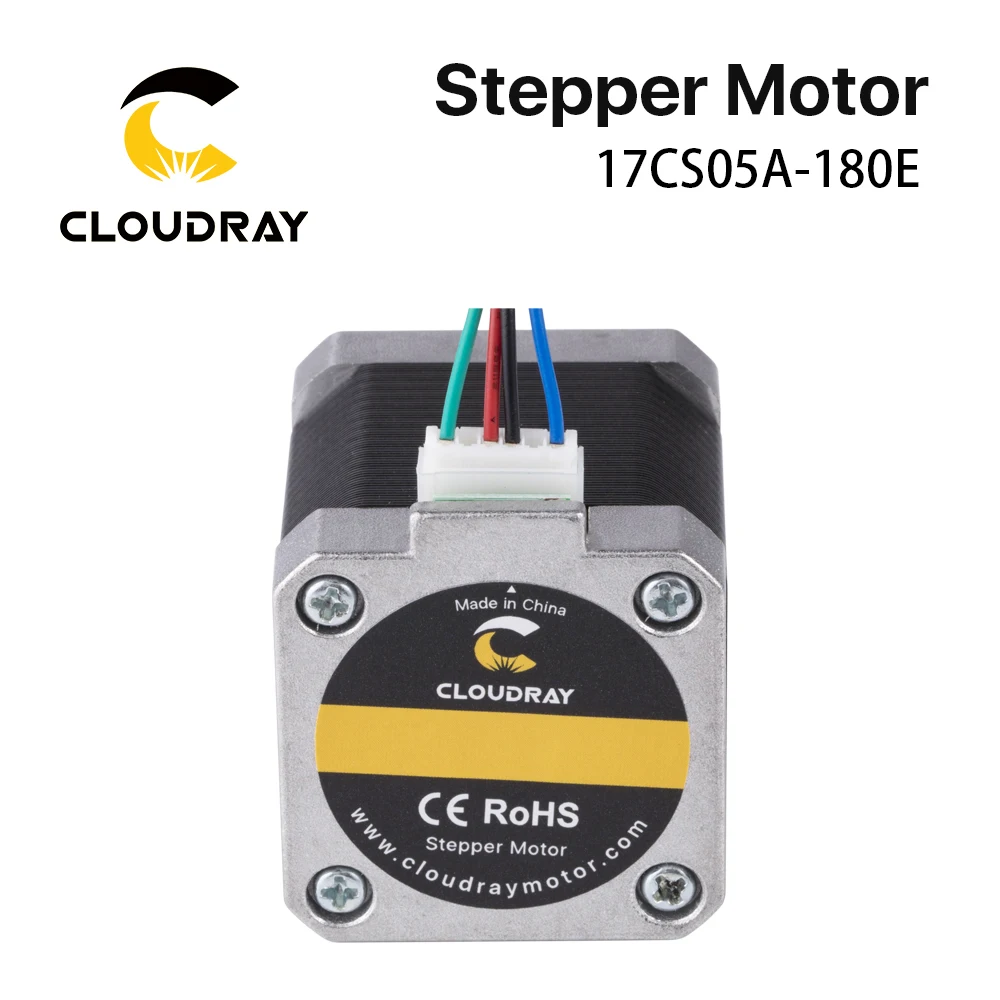Шаговый двигатель Cloudray Nema 17 48 мм 52 Н см 1 8 А 2 фазы с DuPont 4-lead для 3D-принтера