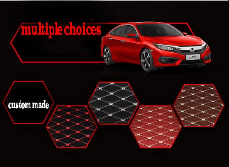 Автомобильные коврики для багажника Honda CRV CRZ URV XRV Accord Fit vezel Elysion Odyssey Spirior Civic City Greiz