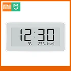 Гигрометр-термометр Xiaomi Mijia Pro BT 4,0, беспроводные умные электрические цифровые часы, ЖК-дисплей, инструменты для измерения температуры