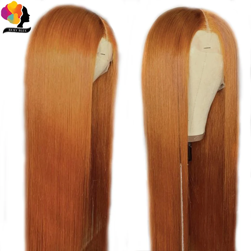 Remyblue 13*4 #30 блонд парик фронта шнурка прямые волосы человеческие парики