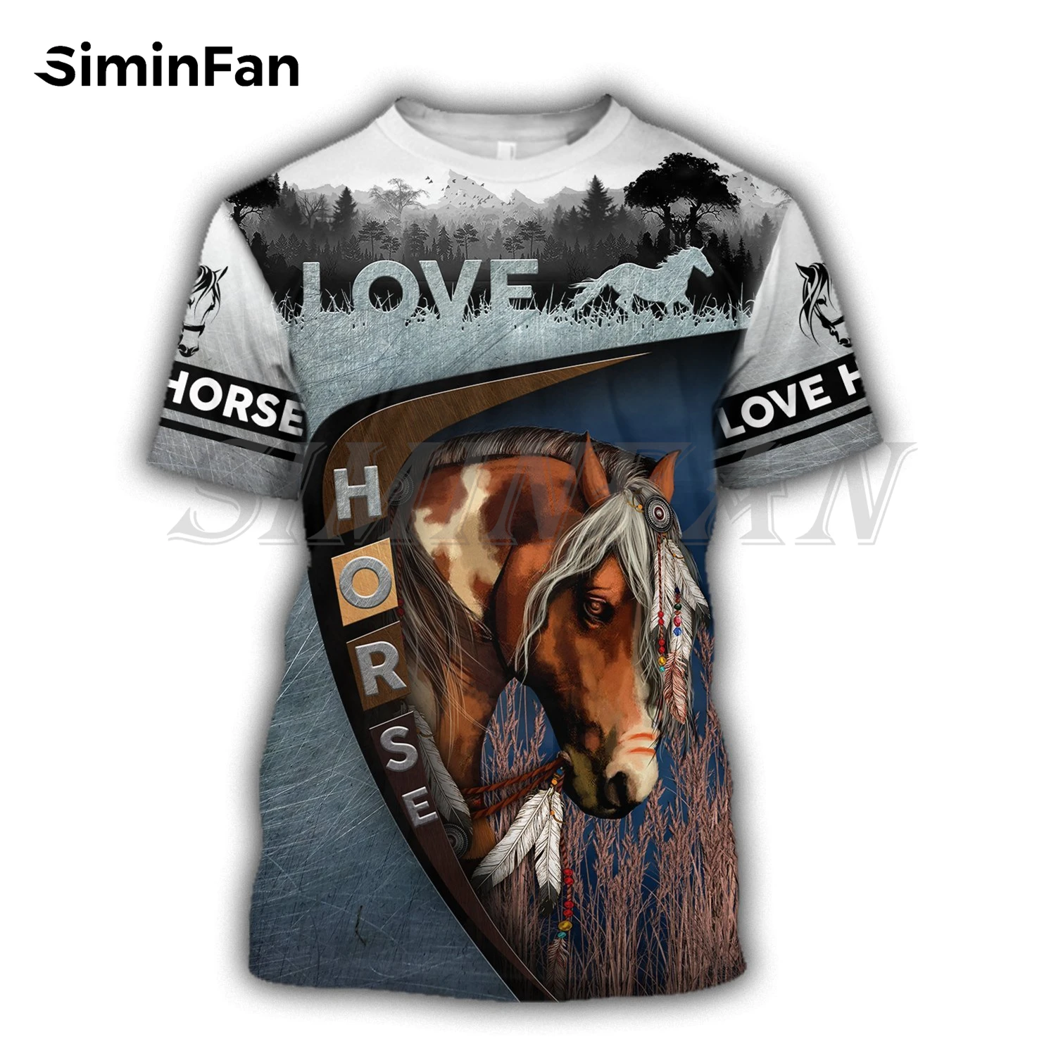

Horse Barrel Racing 3D Full Printed Mens Casual T-Shirts Unisex Harajuku Summer Fashion Short Sleeve Tee Women Top Punk Style T1