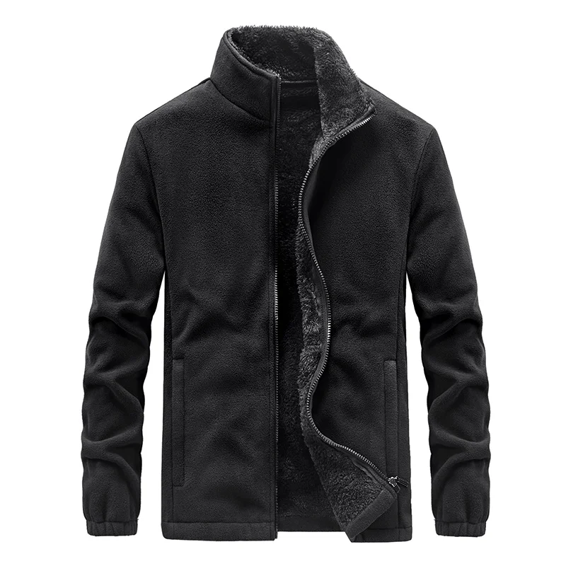 Stand-up Collar Cotton Jacket Winter Plus Velvet Warm Coat Comfortable Brushed Men Winter Coat Coat Trend Dress Dropshipping 6XL