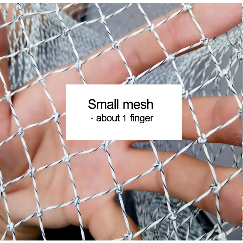 Lawaia Folding Netting Manual Weaving Line Fishnet Cage Anti-hanging Speed Dry Stainless Steel Circle Fishing Tool And Equipment | Спорт и