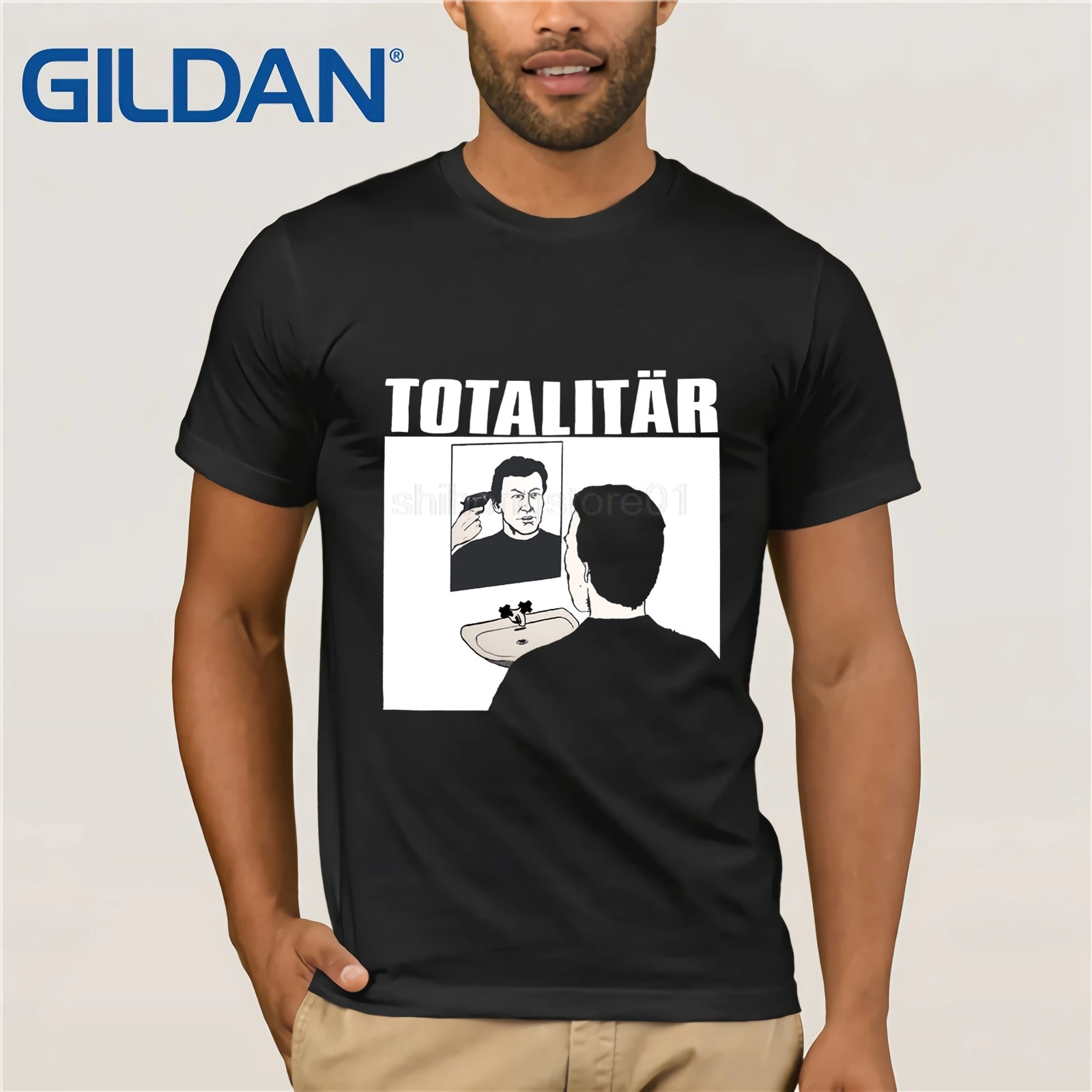Футболка Totalitar 'Sin Egen Motstandare' (панк kbd Mob 47 skitslikers) новая модная мужская футболка с
