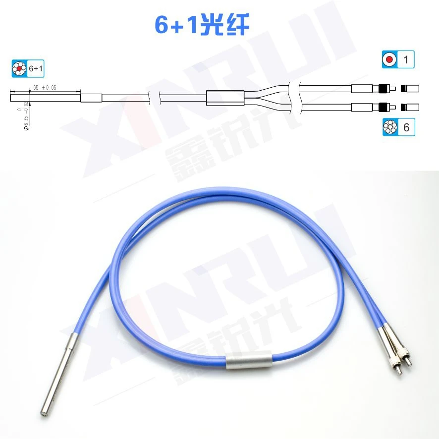 

Y-образное волокно Raman System Fiber 6 + 1 волоконный отражающий зонд 6,35 волоконный зонд