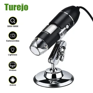 Цифровой микроскоп, цифровой портативный электронный микроскоп 3 в 1 с разъемом Type-C и USB для пайки, со светодиодной подсветкой, для ремонта мобильных телефонов