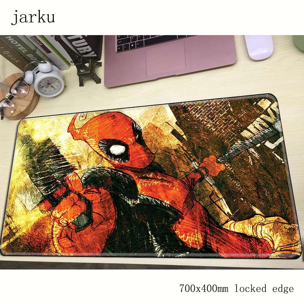 Фильма Дэдпул Рубашки коврик для игровой мыши 700x400X3MM массового узор гель