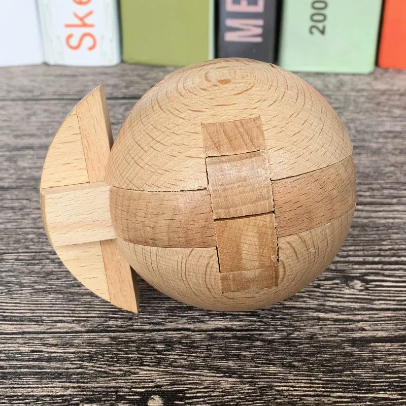 2020 New Design IQ Brain Teaser Kong Ming Lock 3D Wooden Interlocking Burr Puzzles Game Toy For Adults Kids | Спорт и развлечения