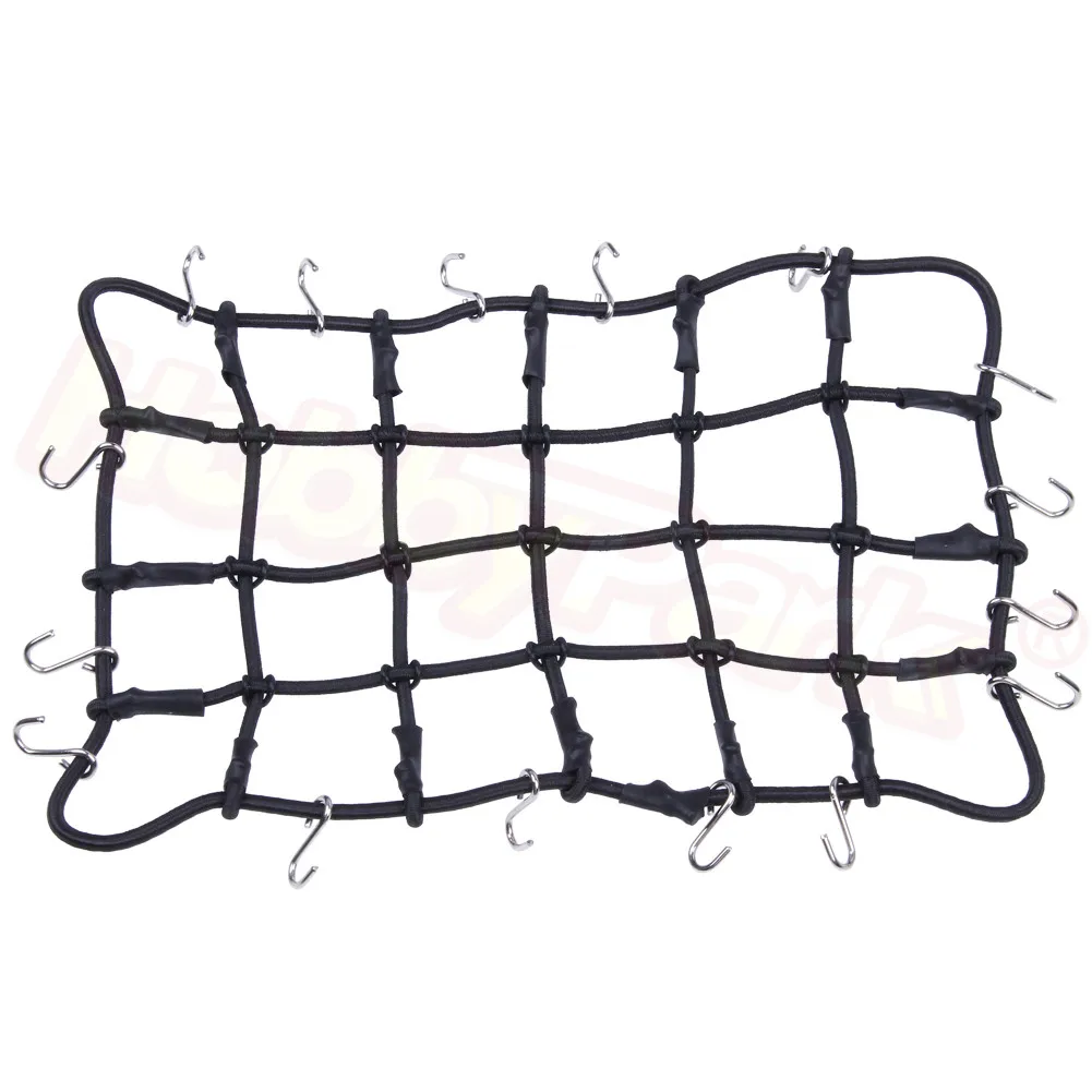 1/10 RC Elastic Luggage Net with Hook for 1:10 Crawler Traxxas Trx-4 Trx4 Axial SCX10 90046 Tamiya CC01 RC4WD D90 Redcat Gen7 | Игрушки и
