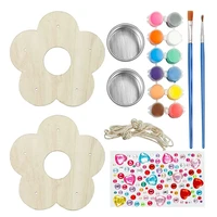 kids arts diy bird feeders crafts set for outside home garden wooden paint kits outdoor toys for boys girls handicrafts n0pa