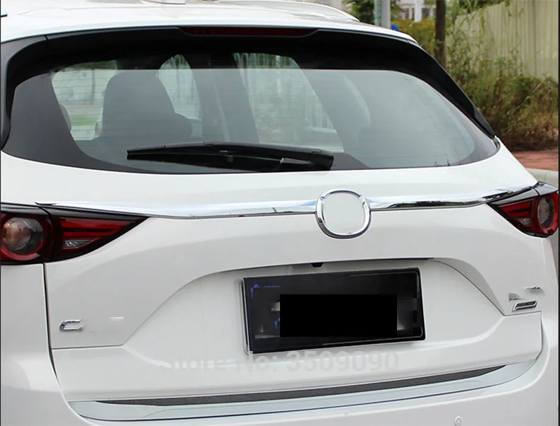 Автомобильный задний хвост дверная коробка отделкой наклейки полоски хром