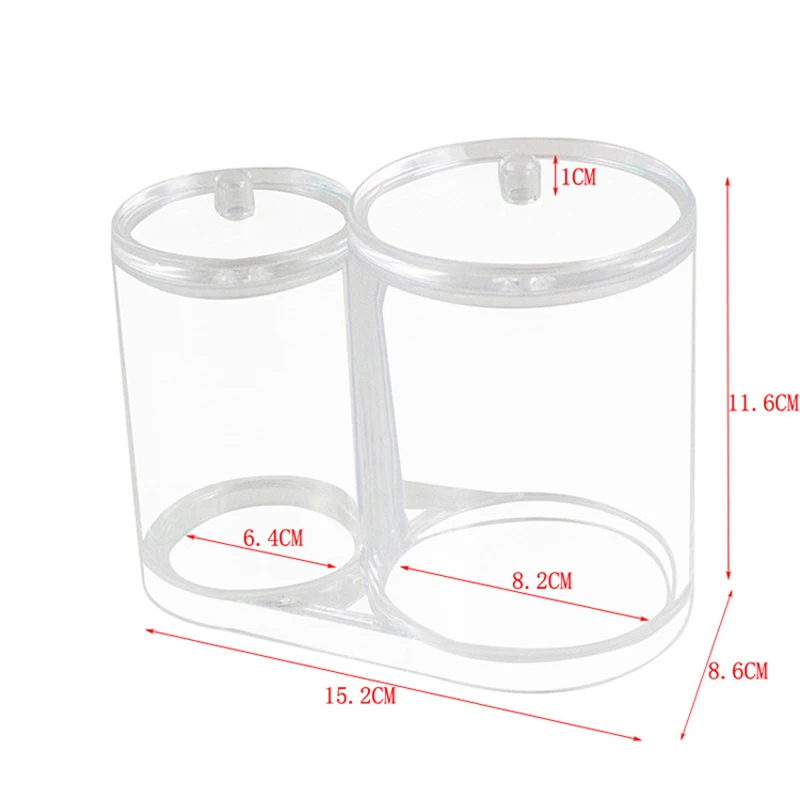 Акриловый прозрачный ватный тампон карандаш для бровей Органайзер Косметика