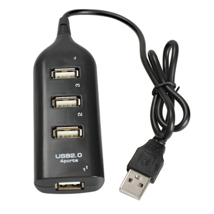 4 порта USB 2,0 высокоскоростной мини-концентратор разъем док-станция для портативных ПК JHP-лучший