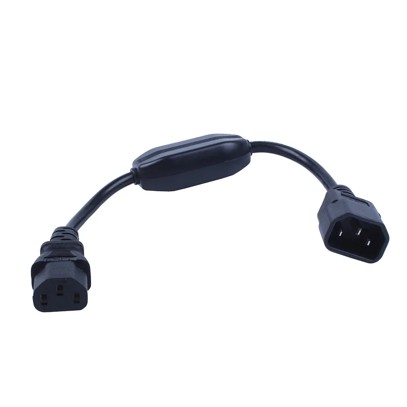 Специальный PDU UPS кабель питания IEC 320 C14 C13 с выключателем ВКЛ/ВЫКЛ 30 см черный |