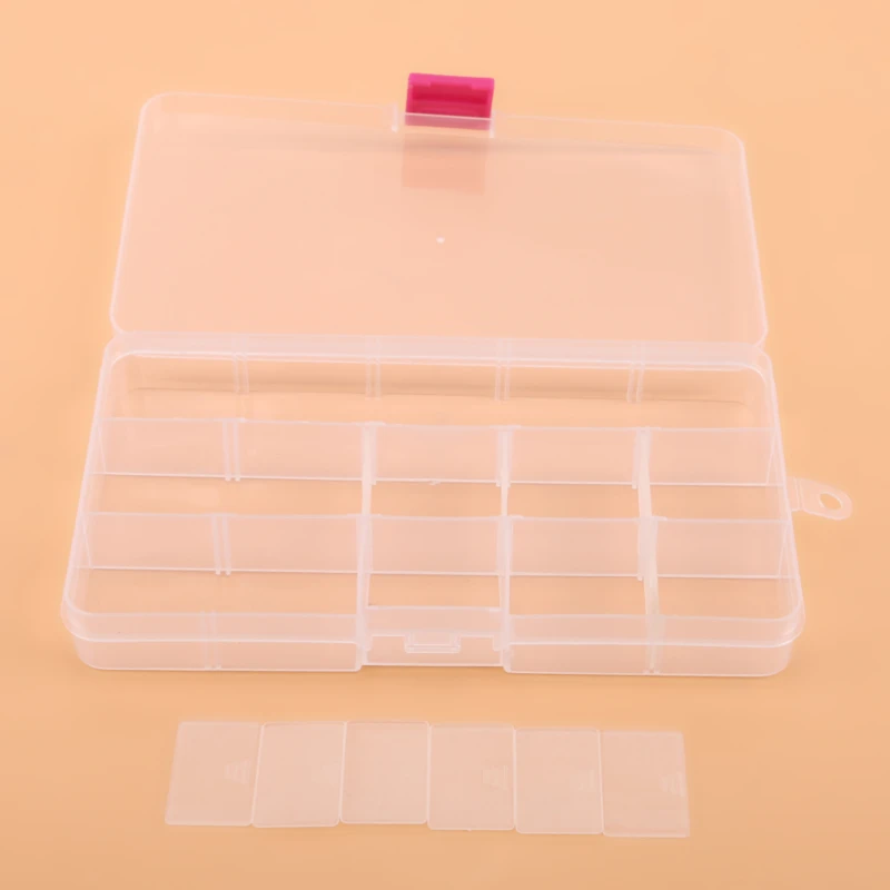 10/15/24 сетки фиксированный ящик для хранения прозрачныая полипропиленовая