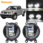 Buildreamen2 для Nissan Frontier 2005-2015 2in1 Функция Автомобильный светодиодный проектор Противотуманные лампы + дневного светильник дневные ходовые огни белый H11 12V