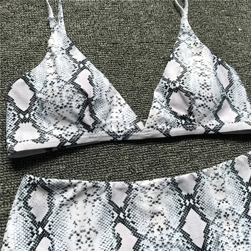 Хит продаж Раздельный купальный костюм комплект нижнего белья с принтом пуш-ап