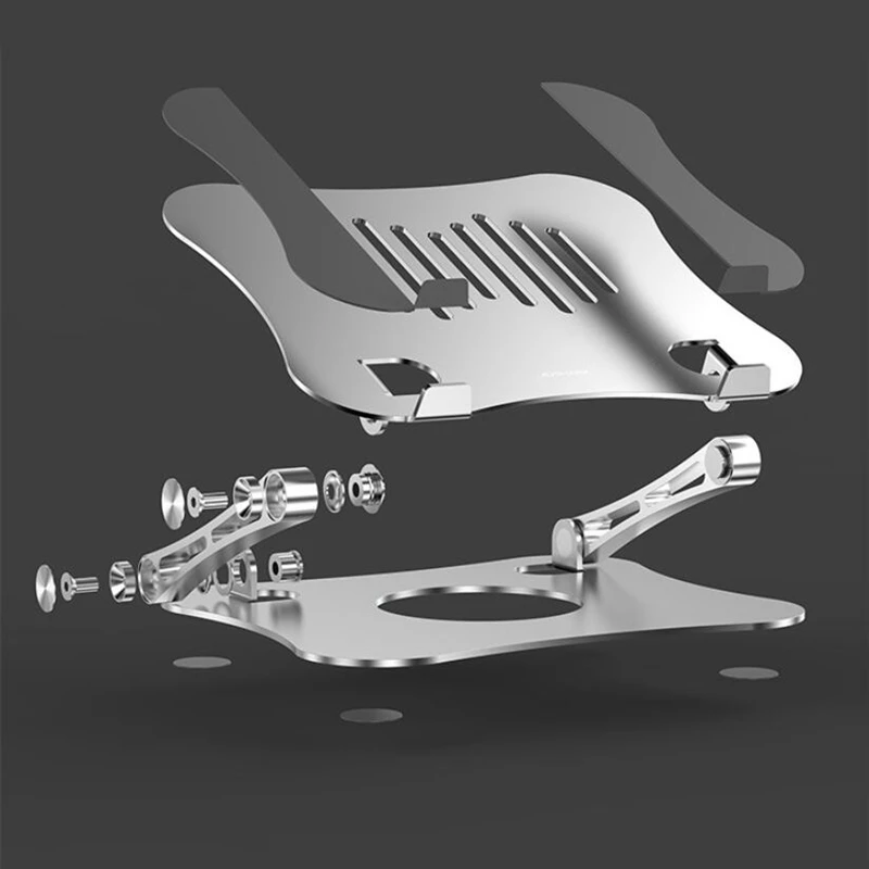 

Laptop Stand, Adjustable Ergonomic Laptop Holder, Aluminium Alloy Notebook Stand Folding Computer Cooling Bracket