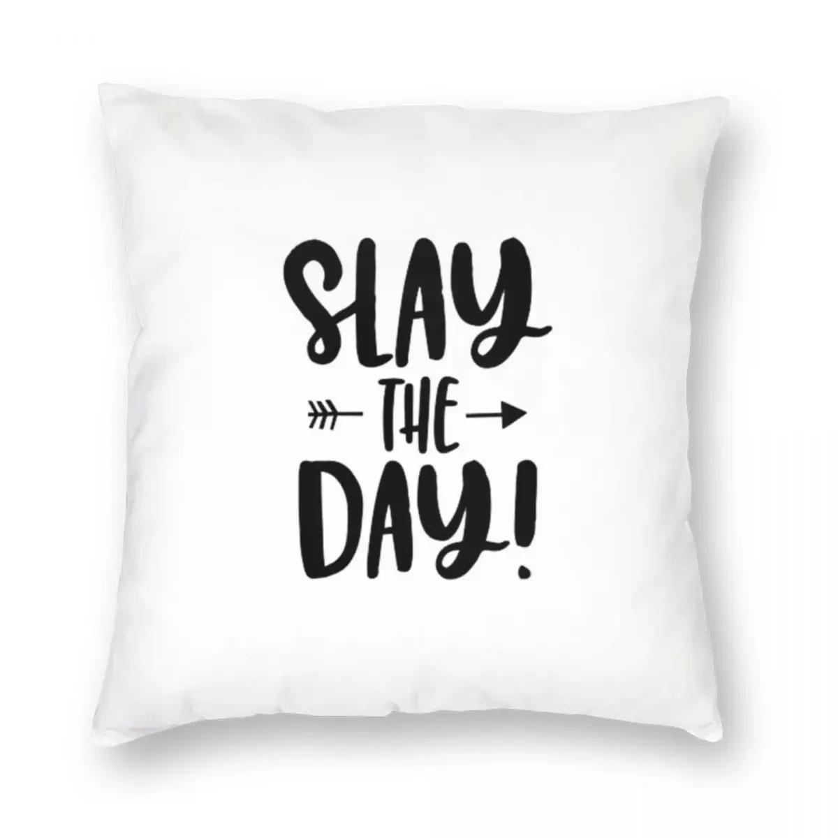 

Чехол для подушки Slay The Day, полиэстеровый льняной бархатный чехол с принтом на молнии, декоративный чехол для подушки, домашний чехол для под...