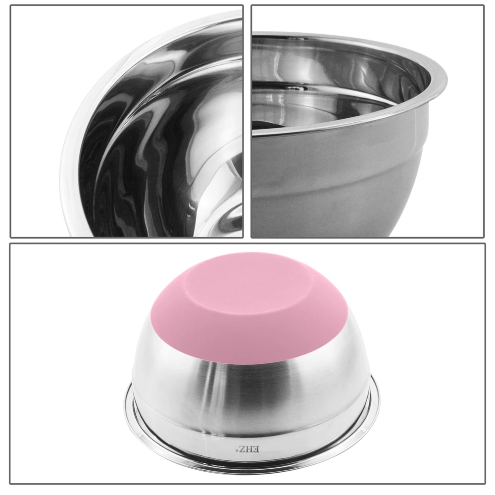 Миска EHZ для смешивания салата из нержавеющей стали набор 7 шт. с крышкой