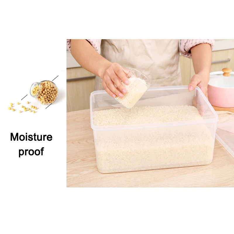 

Transparent Storage Box Large Capacity Food Storage Box Plastic Food Egg Fruit Sealed Box TT-best