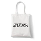 Сумка-шоппер Maneskin женская из переработанной ткани, саквояж для покупок, хлопковая Складная Экологически чистая сумочка на ремне