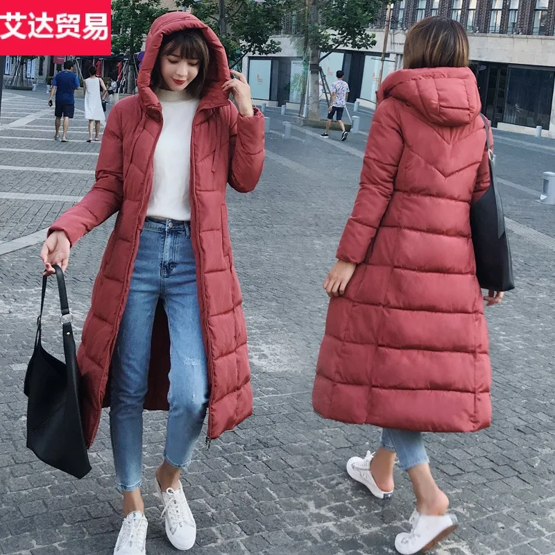

2020 Women winter clothes Polyester Long Solid Yes Zipper Regular Thick Full Sustans