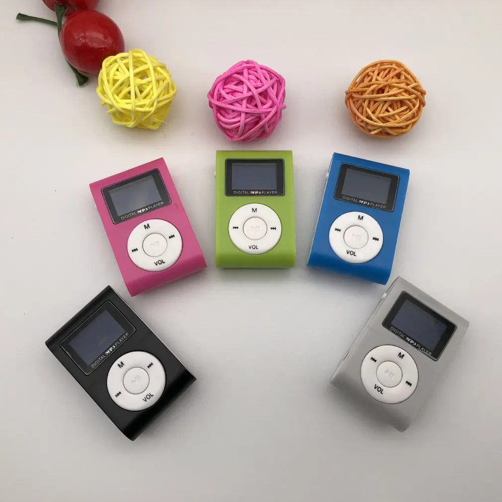 

Small Size Portable MP3 Player Mini LCD Screen MP3 Player Music Player Support 32GB TF Card Best Gift
