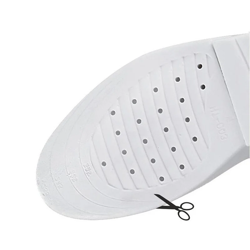 

PU Two-layer Heightening White Insole Increased Insole Men And Women Invisible Movement Increased Cushion