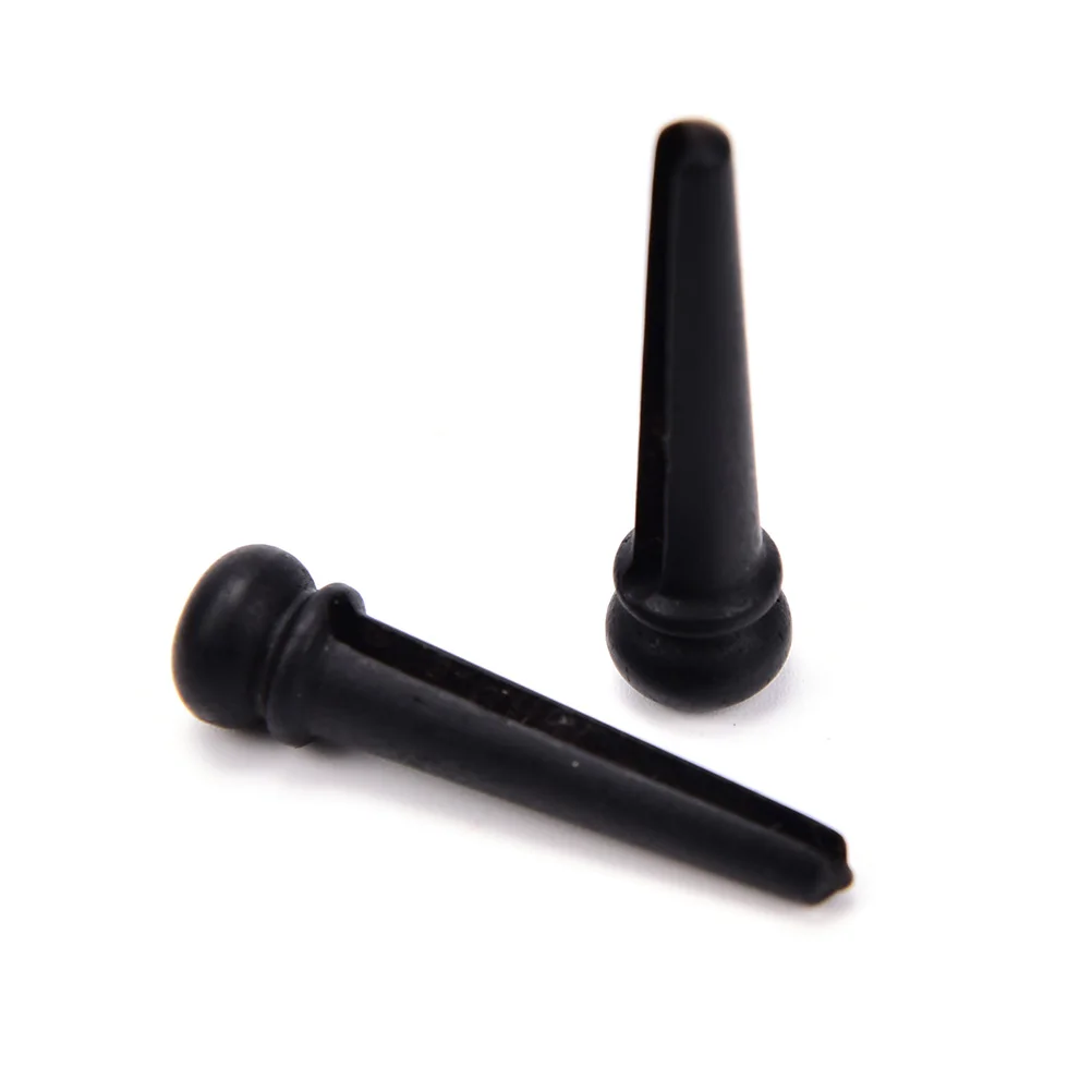 6 шт. штыри для моста эбеновое дерево акустическая гитара штырь с 4 мм корпусом