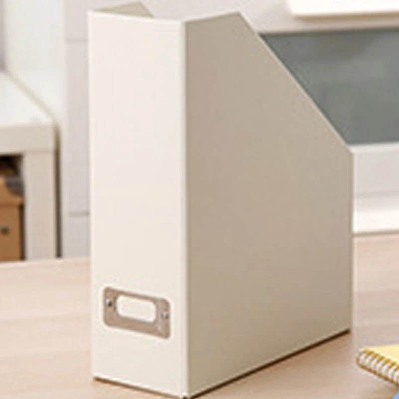 

azine File, Office Desk Trapezoidal Box Paper Folder Finishing Box Book Ladder Frame azine Basket 12.25 X 9.75 X 3.75 Inch