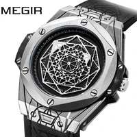 ruimas luxury top brand quartz wristwatches men leather strap military sports male clock waterproof new watch relogios masculino