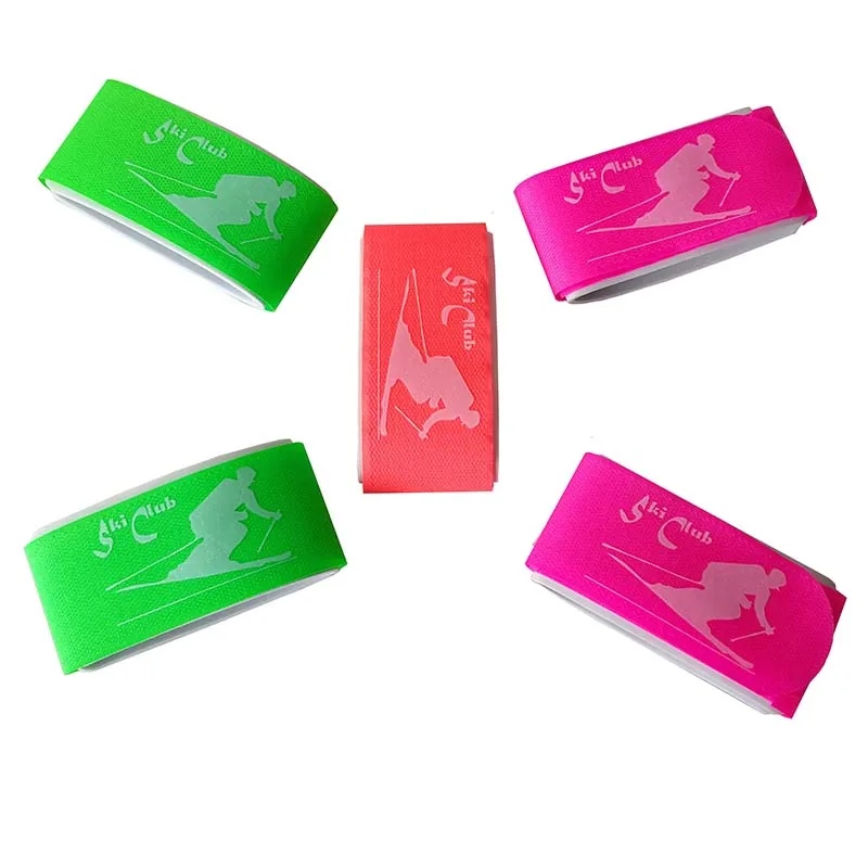 Bedruckbares Kabelbinderband mit Ihrem Logo, Rutschfester Skistock-Gurt, Ski-Fixierband, Snowboard-Befestigung – Detail 3