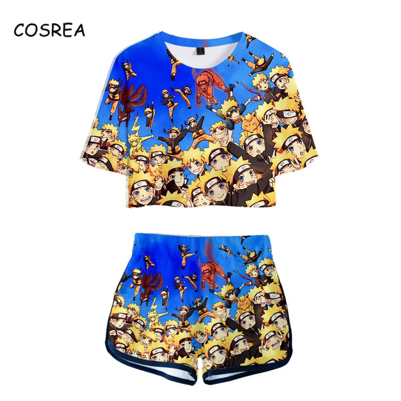 Костюм с рубашкой для косплея аниме футболка удзумаки Акацуки Харуно Сакура