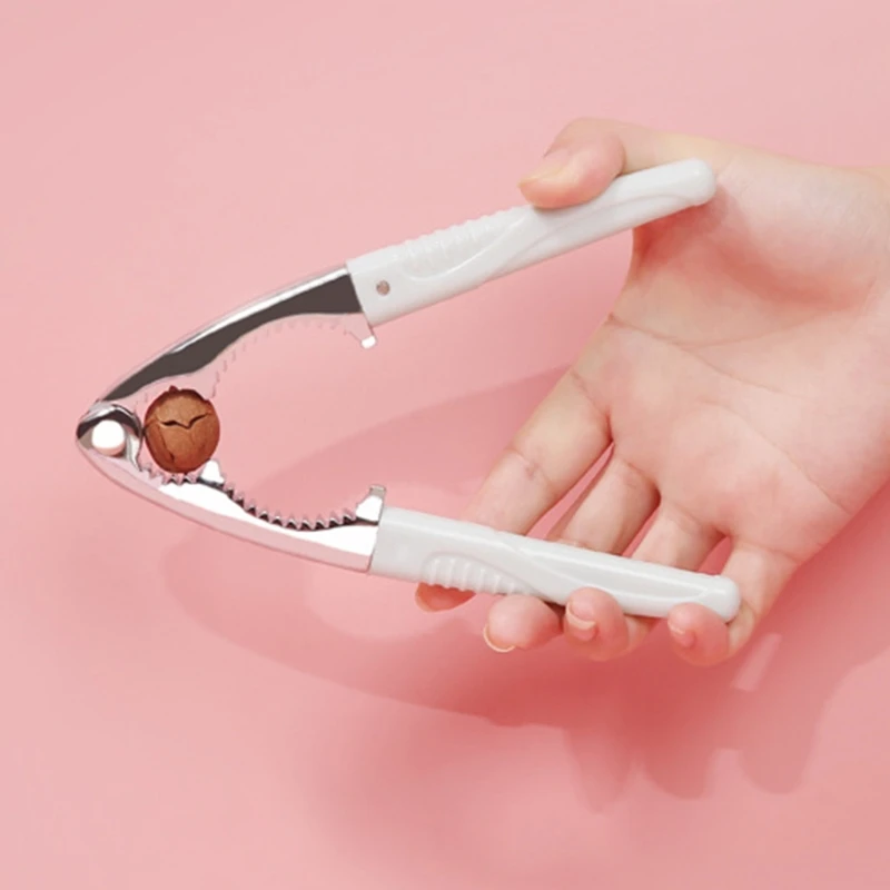 

Nut Crackers For All Nuts Seafood Pecan Tool Stainless Steel No Slip Handle With Good Grips Kitchen Utensils Walnut Clip
