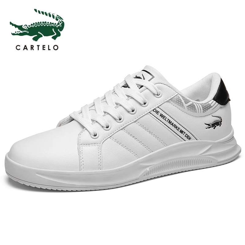 CARTELO New Men Casual Shoes Breathable Wear Resistant Comfortable Summer Toe Lace up Flat Snekaers | Обувь